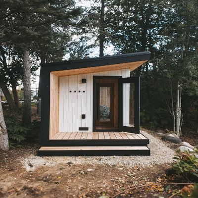 Luxury Steam Room for Home Use, 18-65°C Adjustable Temperature & Pure Hemlock Construction
