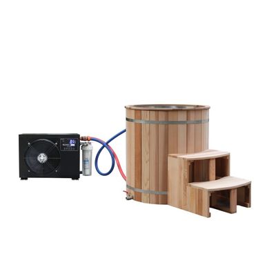 Portable Inflatable Ice Bath Tub with 1HP Chiller and Filter for Gym Fitness Recovery