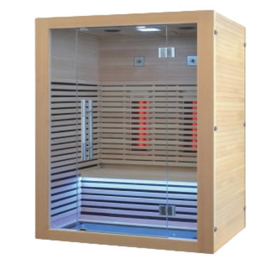 Affordable Eco Friendly 2 Person Traditional Sauna Room Hemlock/Red Cedar Sauna Room Indoor