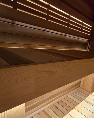 Affordable Eco Friendly 2 Person Traditional Sauna Room Hemlock/Red Cedar Sauna Room Indoor