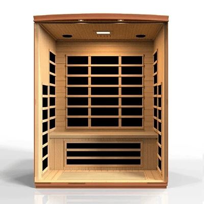 2025 Modern Style Traditional 3-4 Person Canadian Red Cedar/Hemlock Hot Rock Steam Shower Sauna Rooms