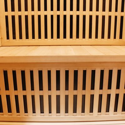 2025 Modern Style Traditional 3-4 Person Canadian Red Cedar/Hemlock Hot Rock Steam Shower Sauna Rooms