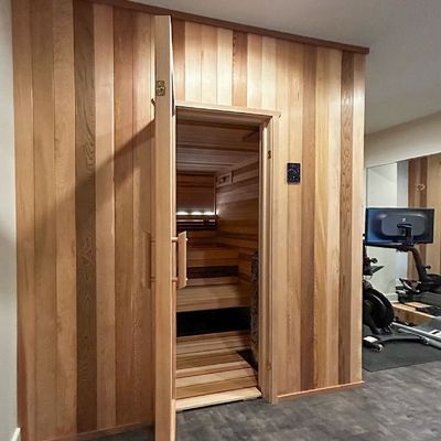 Eco-Friendly Full Body Far Infrared Sauna with Carbon Fiber Heating Panels & Smart Control Panel