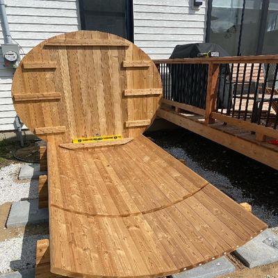 Hot Selling Outdoor Traditional Steam Sauna Room for Garden Villa 4-8 Person Canada Red Cedar
