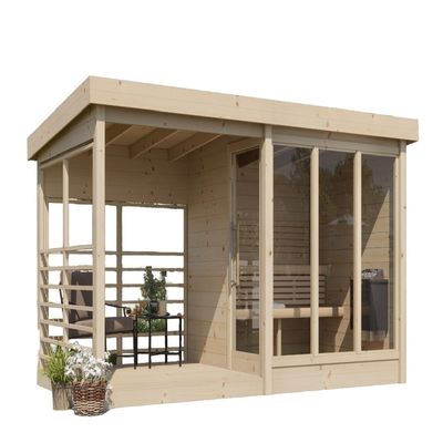 Eco-Friendly Full Body Far Infrared Sauna with Smart Control Panel & Carbon Fiber Heating Panels for Home Use