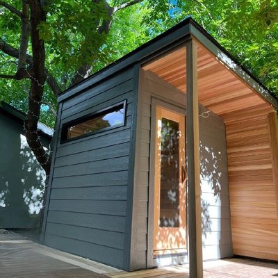 Luxury Steam Room for Home Use, 18-65°C Adjustable Temperature  Pure Hemlock Construction