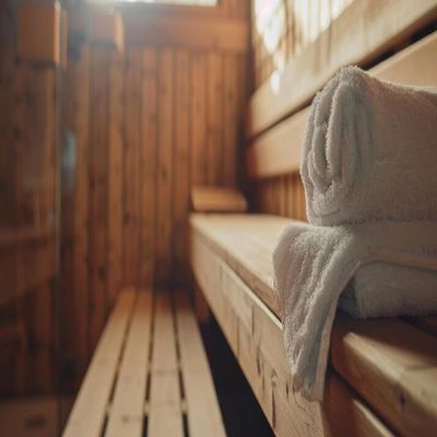 Luxury Steam Room for Home Use, 18-65°C Adjustable Temperature  Pure Hemlock Construction