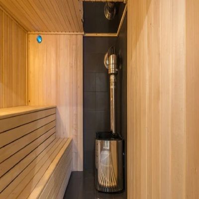 Luxury Steam Room for Home Use, 18-65°C Adjustable Temperature  Pure Hemlock Construction