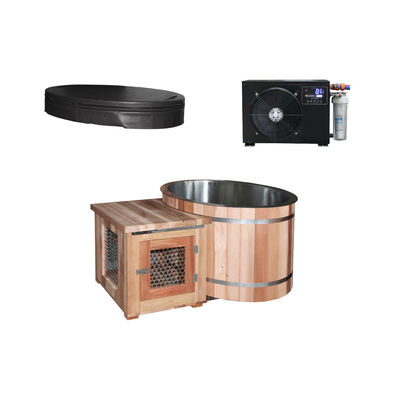 Stainless Steel Ice Bath Tub with 2HP Chiller Ozone Filter for Commercial Gym