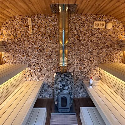 The Factory Sells Sauna Room for 4 Person with Dry Steam and Modern Design