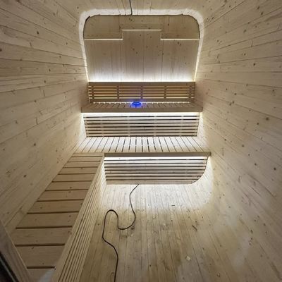 Factory Supplier Traditional Sauna for 6-8 Person with Electric Sauna Stove