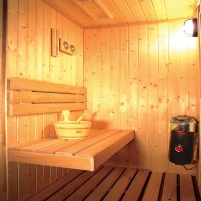 Luxury Steam Room Sauna Room Made of Pure Canada Red Cedar for Beauty and Skin Care Therapy